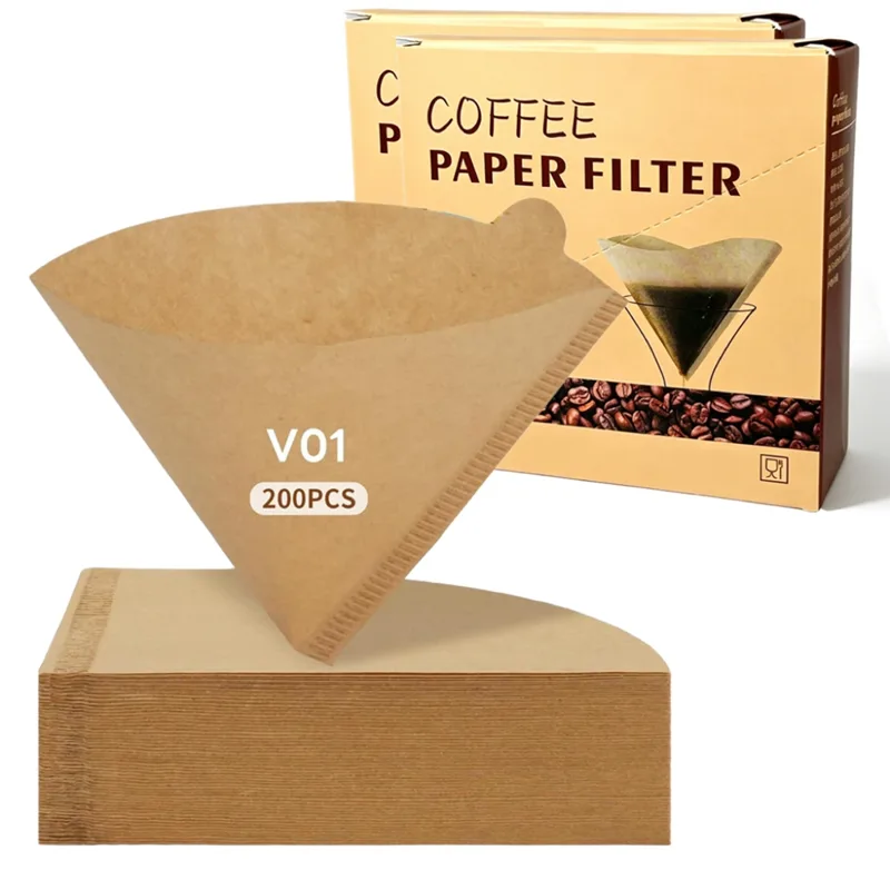 Coffee Equipment Cleaner - Kahve Filtreleri 200 Adet Konik Kahve