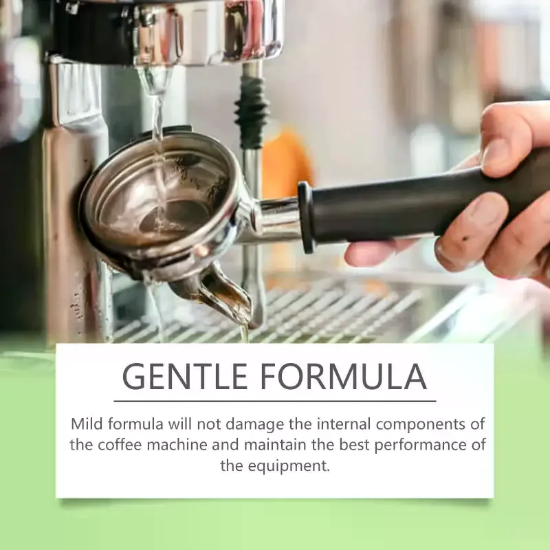 Coffee Equipment Cleaner - Yeni Kahve Makinesi Temizleyici; kahve kalıntılarını,