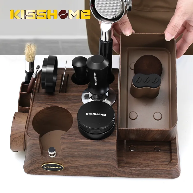 Coffee Equipment Holder - KISSHOME Espresso Sabotaj İstasyonu Knock Box