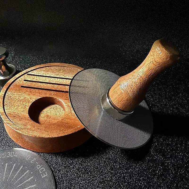 Puck Screen Mesh - Espresso Puck Ekranı Ahşap Saplı Manyetik