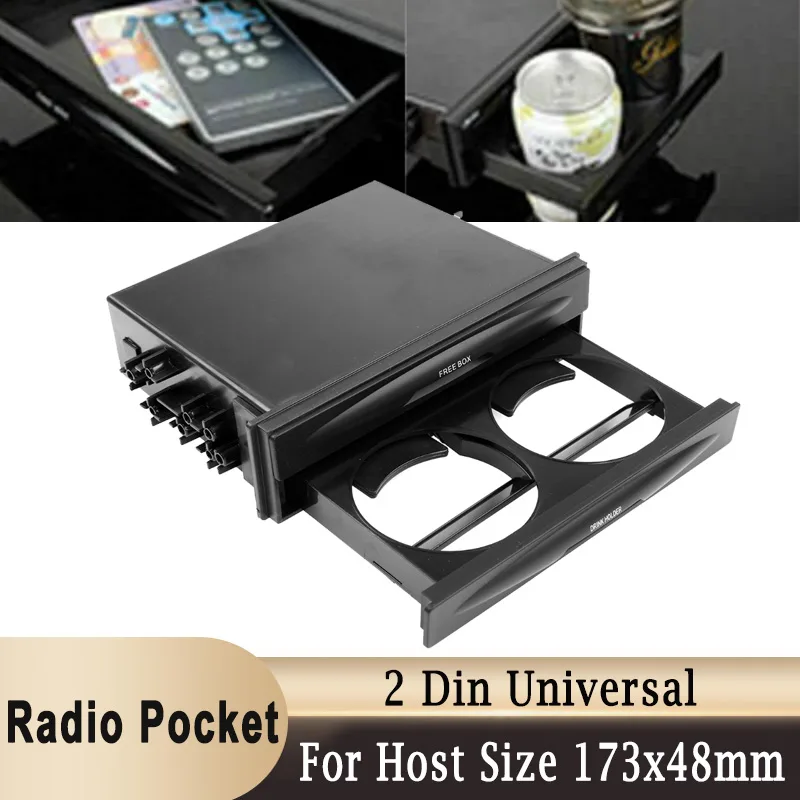 Coffee Equipment Holder - Evrensel 2 Din araba radyo cep