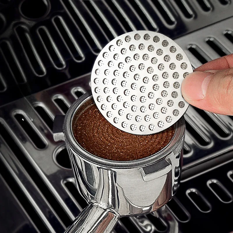 Puck Screen Mesh - 51/53/58mm yeniden kullanılabilir kahve filtresi ekran