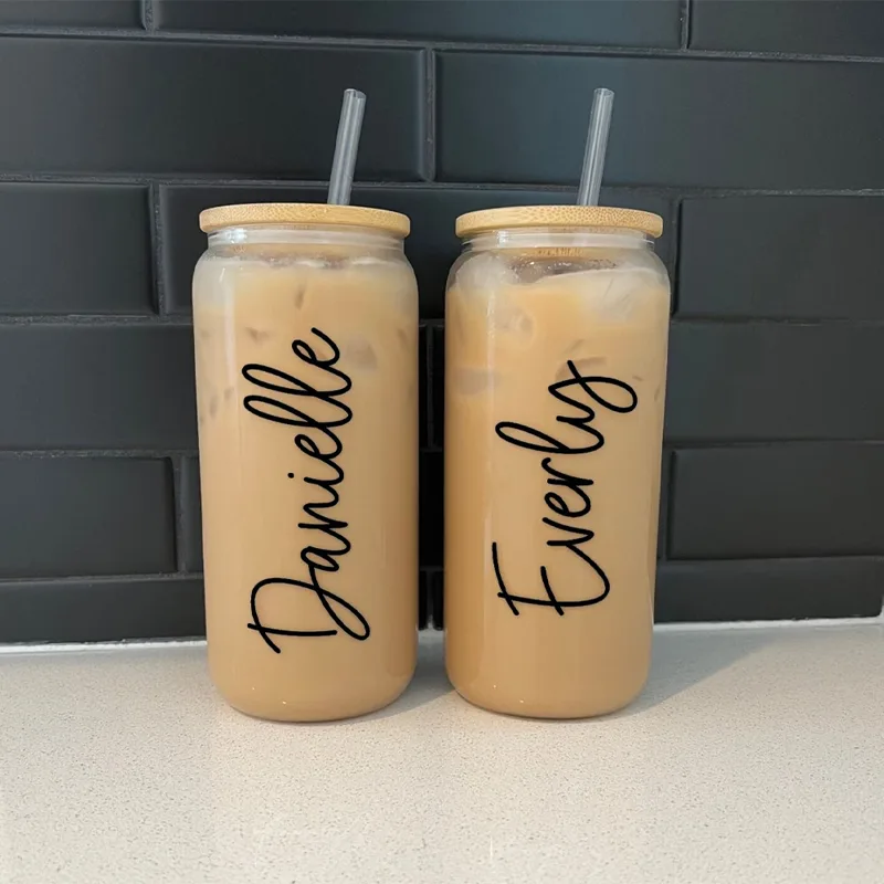 Coffee Equipment Names - Kişiye Özel Kapaklı ve Pipetli Buzlu