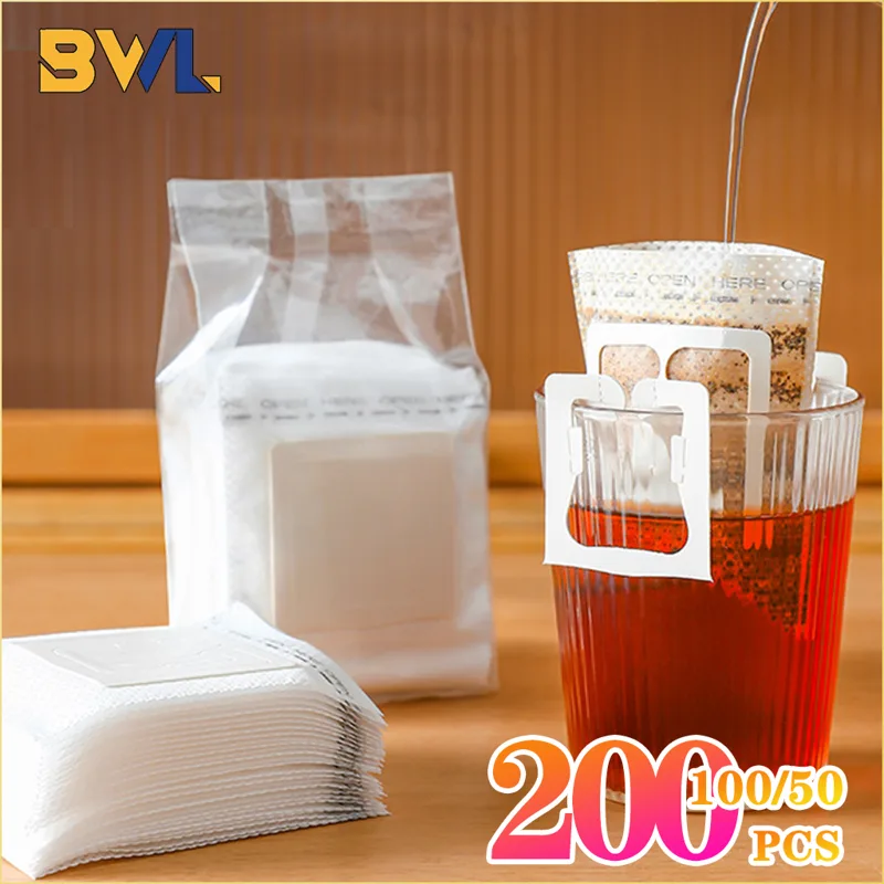 Coffee Equipment Cleaner - Biyobozunur Kahve Filtre Torbaları Tek Kullanımlık