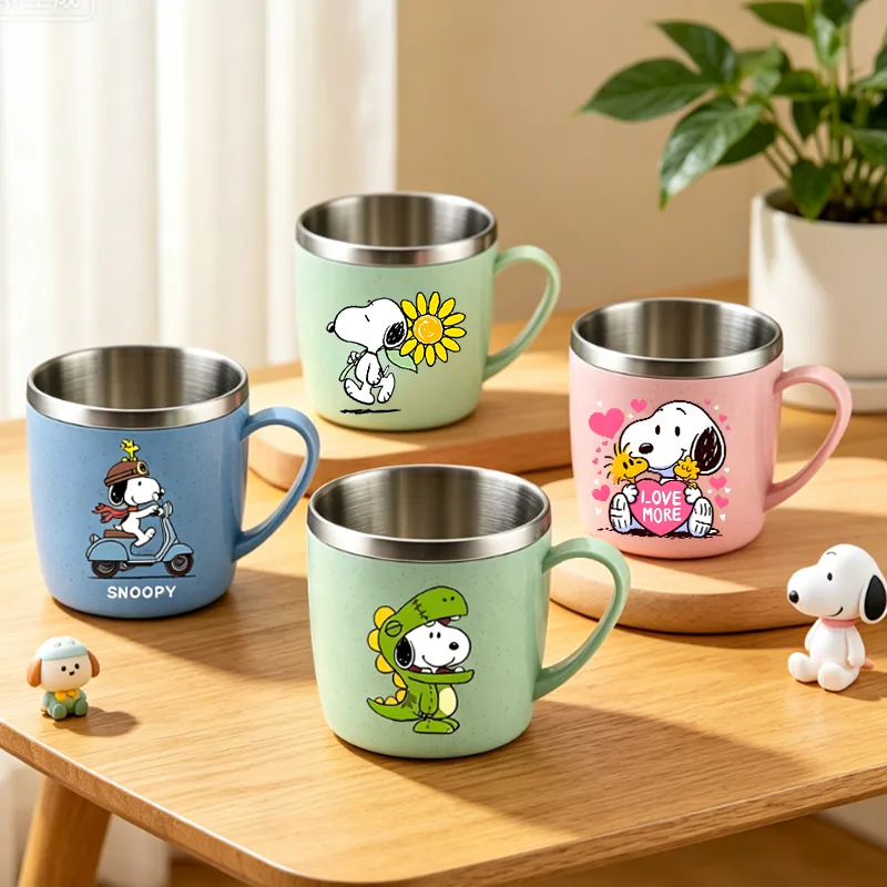 Espresso Shot Glass - Snoopys 304 Paslanmaz Çelik Ağız Kupası