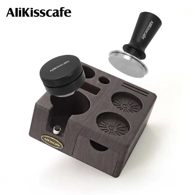 Coffee Equipment Holder - Alikisscafe Kahve Sıkıştırma İstasyonu 51mm 54mm