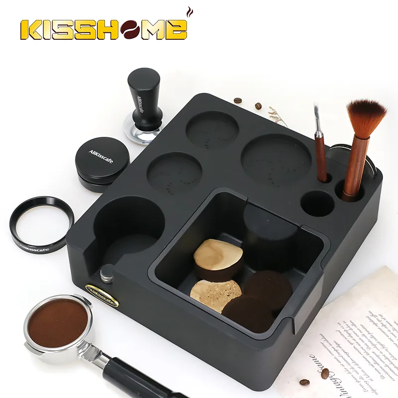 Coffee Knock Box - Espresso taahşap kutu istasyonu ile kahve