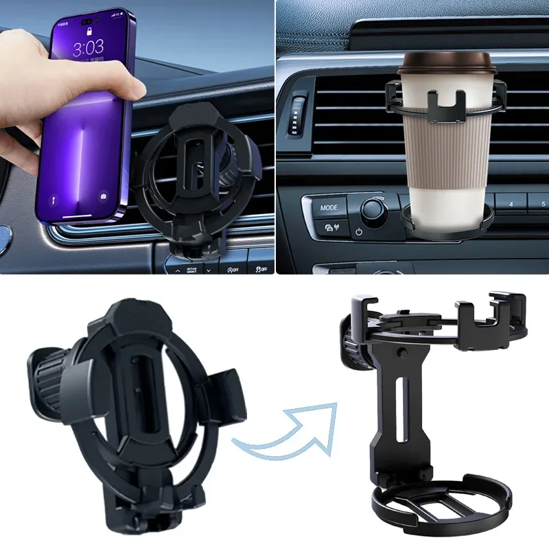 Coffee Equipment Holder - Çok fonksiyonlu araç tutucu 360 derece