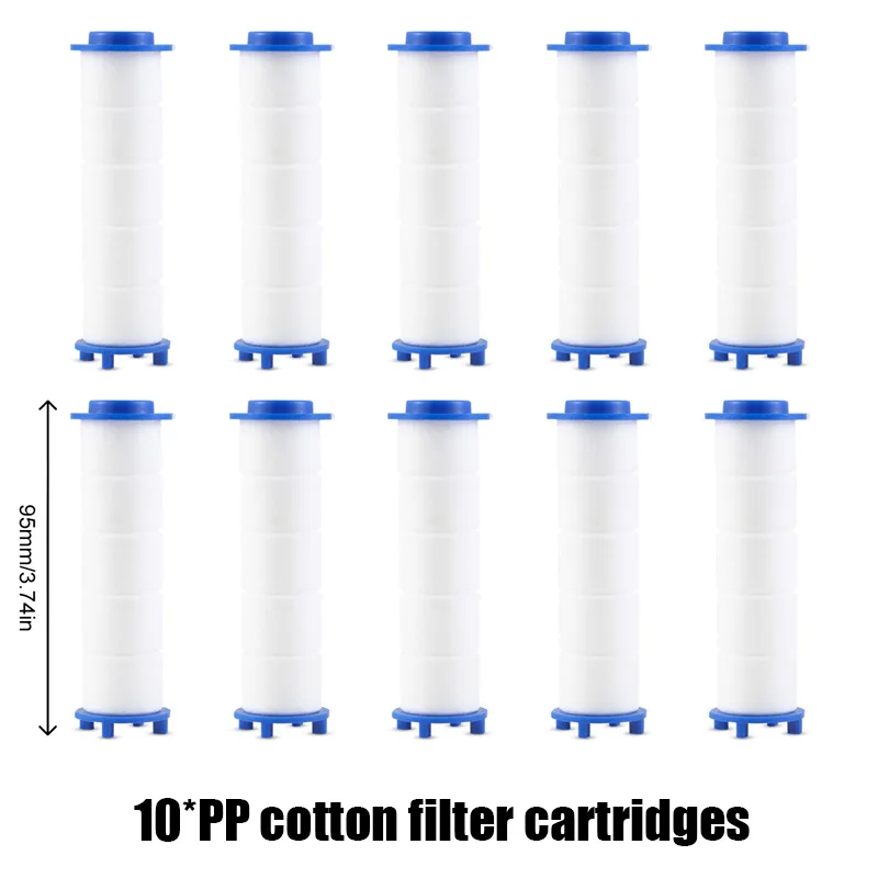 Water Filter Cartridge - 5/10 adet duş filtresi su basıncını