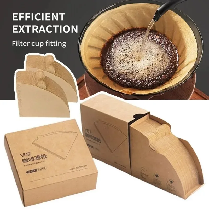 Coffee Equipment Cleaner - Ahşap Hamuru 02 Konik Filtre 2-4