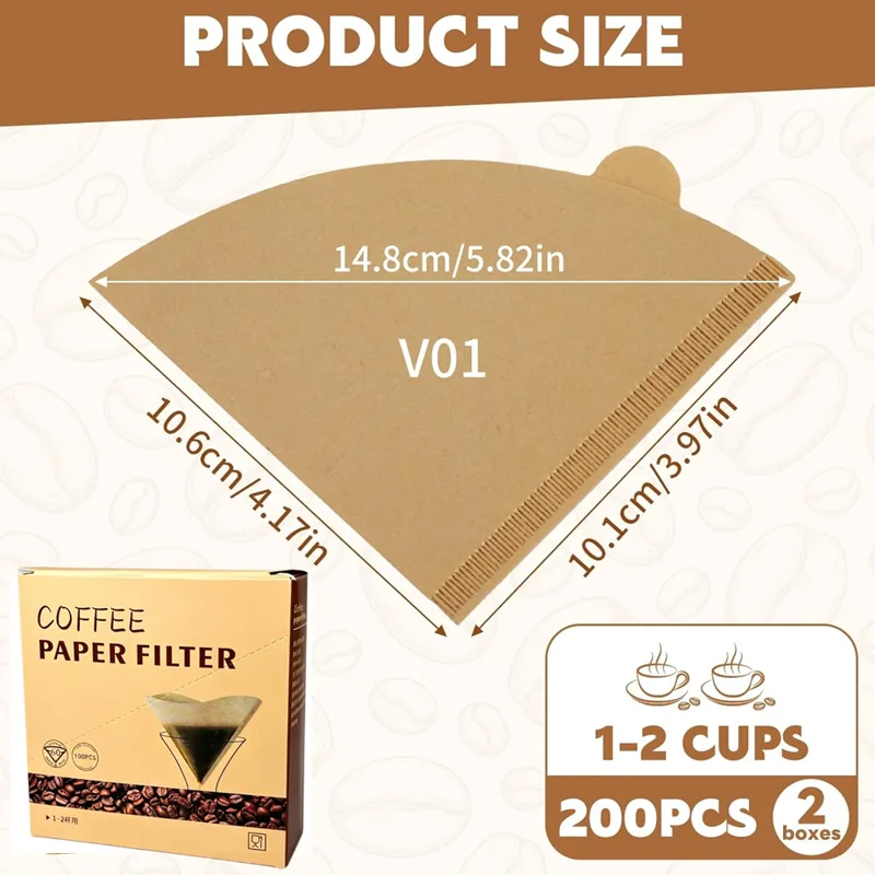 Kahve Filtreleri 200 Adet Koni - Coffee Equipment Cleaner incelemesi ve fiyatı