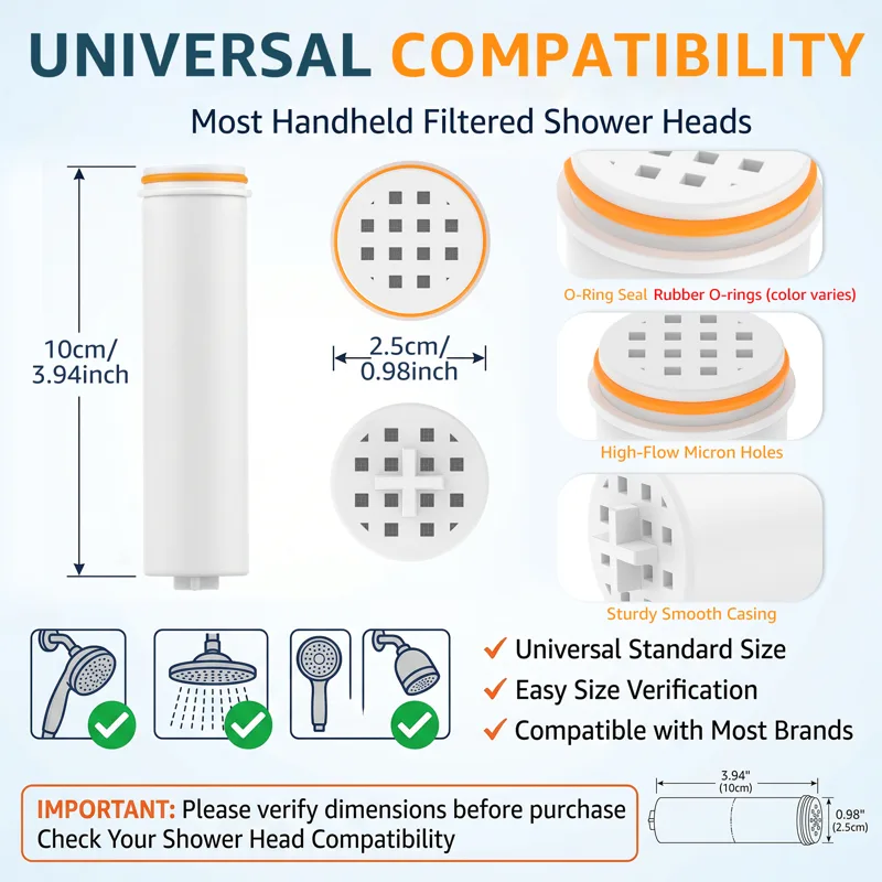 2/4 adet duş başlığı yedek fil - Water Filter Cartridge incelemesi ve fiyatı