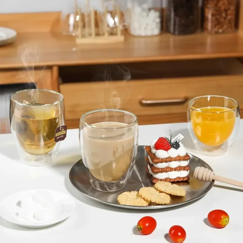 6 adet Temizle Çift Duvar Cam  - Espresso Shot Glass incelemesi ve fiyatı