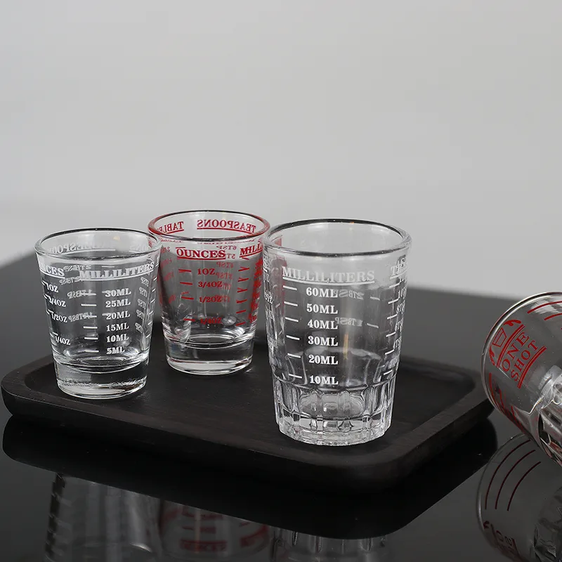 30ML/60ML/90ML cam ölçüm finca - Espresso Shot Glass incelemesi ve fiyatı