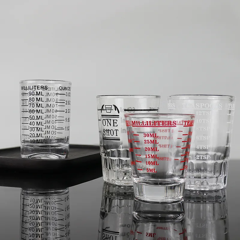 30ML/60ML/90ML cam ölçüm finca - Espresso Shot Glass incelemesi ve fiyatı