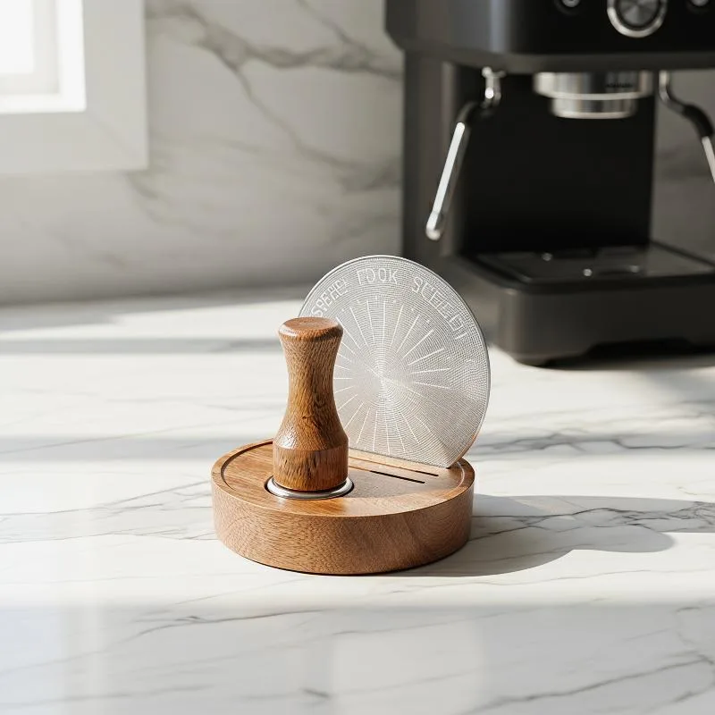 Espresso Puck Ekranı Ahşap Sap - Puck Screen Mesh incelemesi ve fiyatı