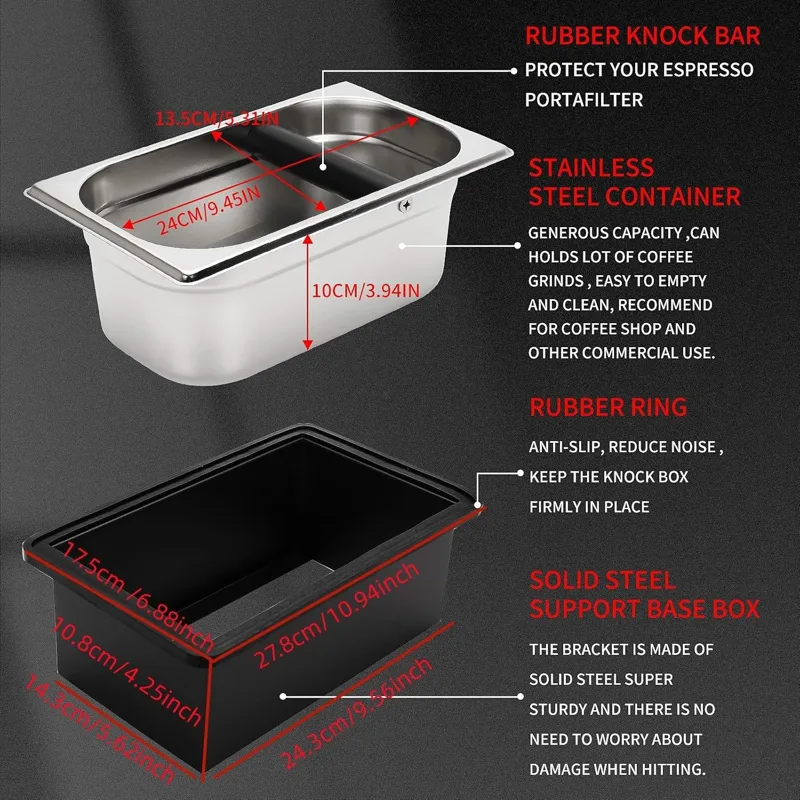 Kahve Atık Kutusu Espresso Atı - Coffee Knock Box incelemesi ve fiyatı