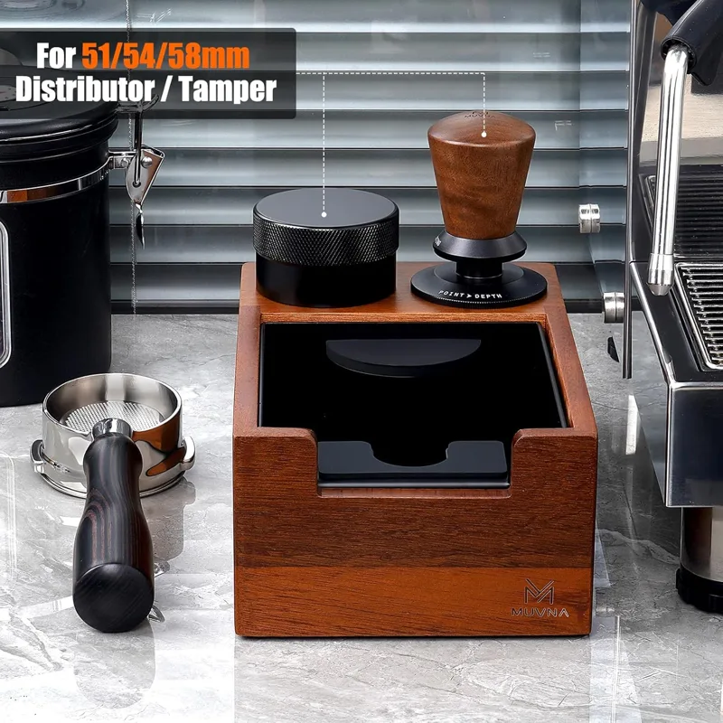 MUVNA Espresso ahşap kutu, kah - Coffee Knock Box incelemesi ve fiyatı