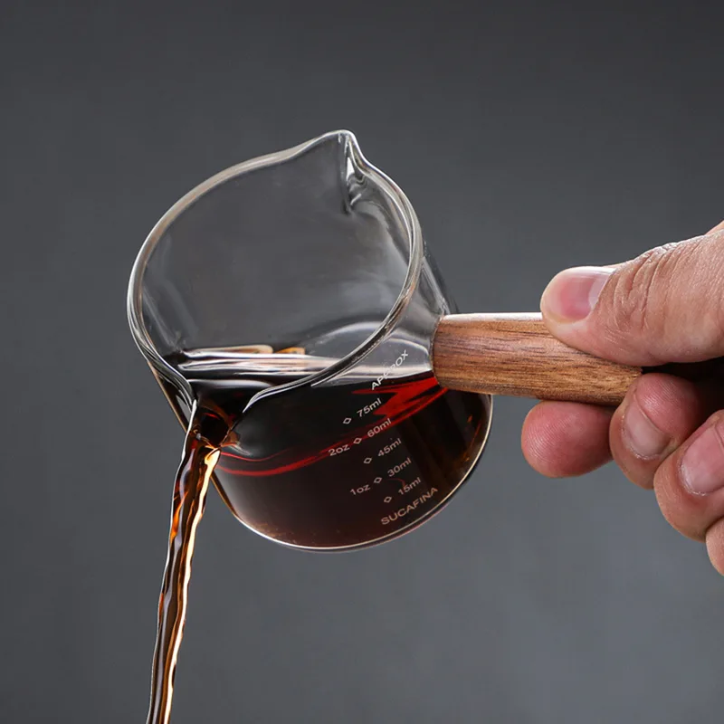 50-250 ml Ahşap Saplı Cam Espr - Espresso Shot Glass incelemesi ve fiyatı