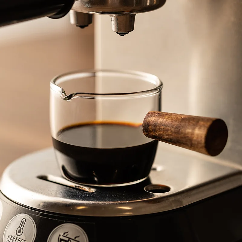 50-250 ml Ahşap Saplı Cam Espr - Espresso Shot Glass incelemesi ve fiyatı